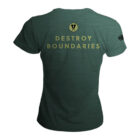 Nought Point One NPO Destroy Boundaries Green T-Shirt Womens