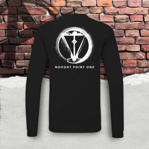 Nought Point One NPO Mens Anarchy Long Sleeved T-Shirt Black Back